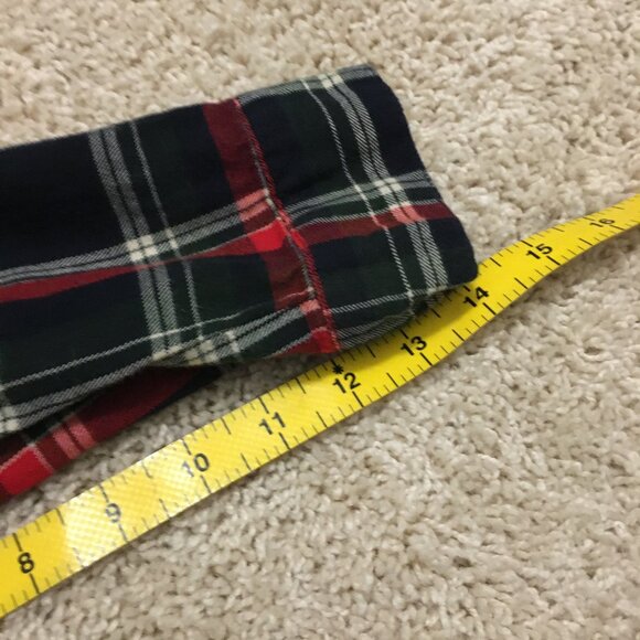 Velvet Heart Red, Navy & White Cotton Plaid Button Down Drophem Shirt - Picture 15 of 15